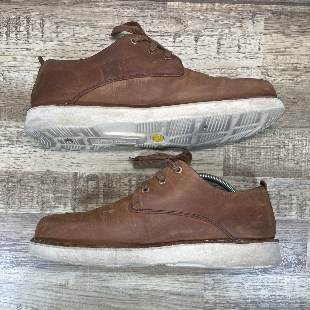 Samuel Hubbard Hubbard Free Tan Leather Oxford Sneakers Mens 11.5 M Vibram - Picture 6 of 8